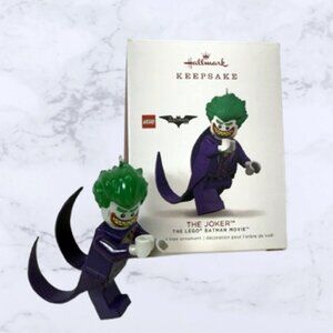 Hallmark Joker LEGO Batman Movie Ornament Minifig DC Keepsake 2018 NWT Christmas